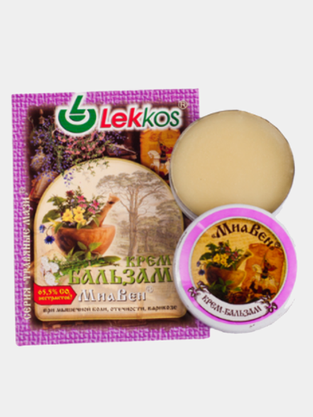 Крем-бальзам для ног «Миавен»  при мышечных болях и варикозном расширении вен с комплексом растительных экстрактов «Миавен», 10 г