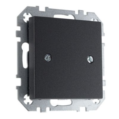 Заглушка для розетки LIREGUS EPSILON D-001-01.E/J антрацит