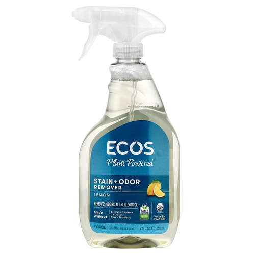 Earth Friendly Products, Ecos®, растительное средство для удаления пятен и запахов, лимон, 650 мл (22 жидк. унции)