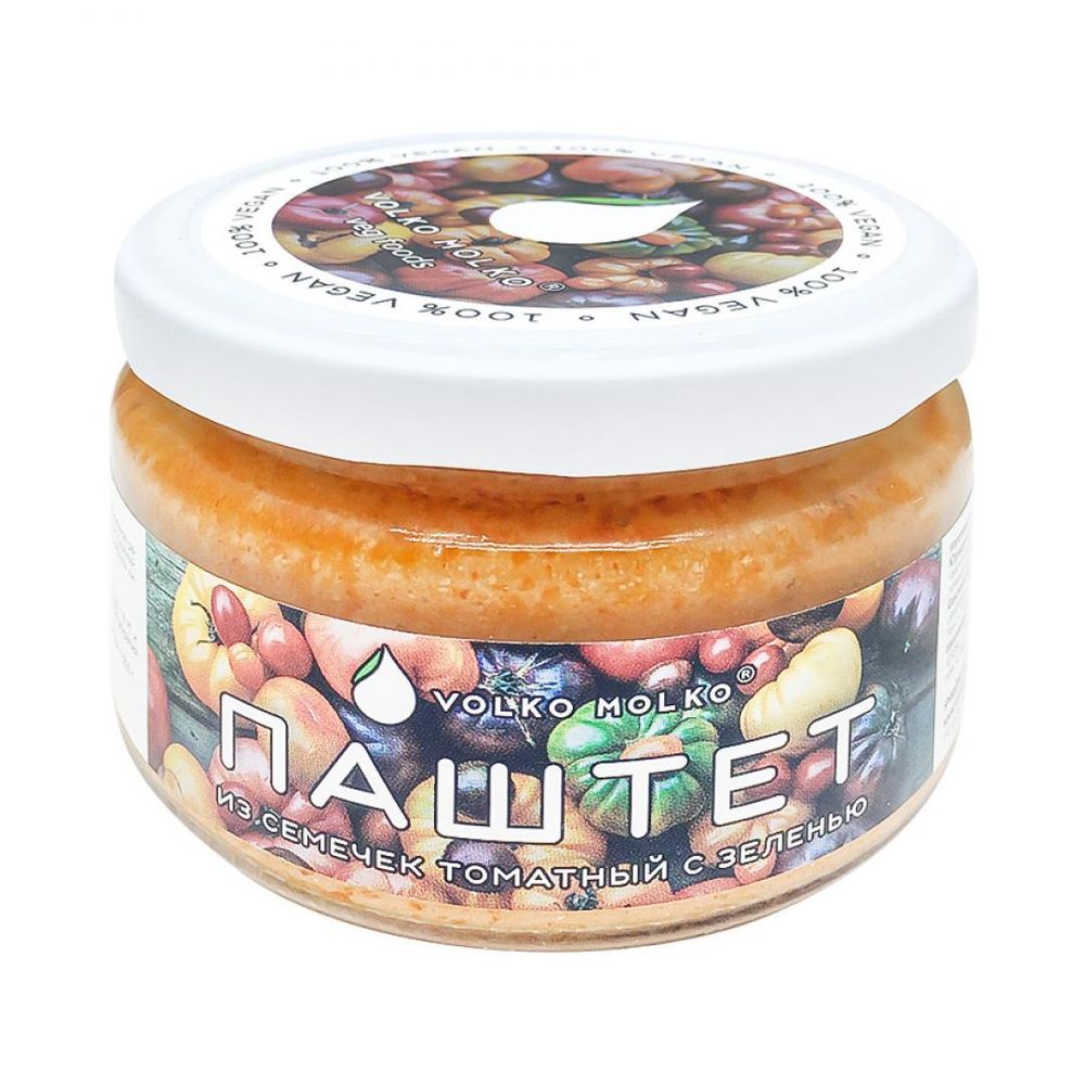 VolkoMolko паштет веганский  из семечек томатный с зеленью 280 г