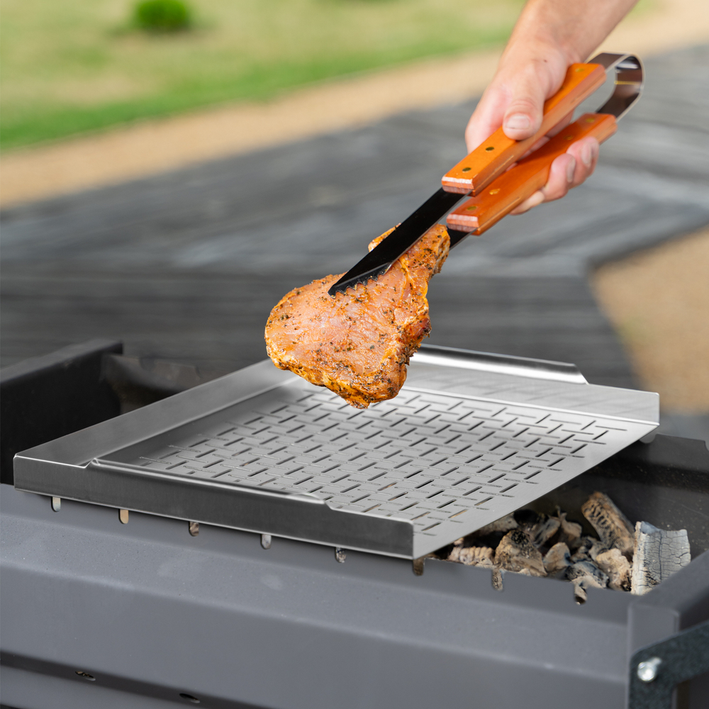 Противень для гриля перфорированный 395x290x30 мм, Camping Palisad