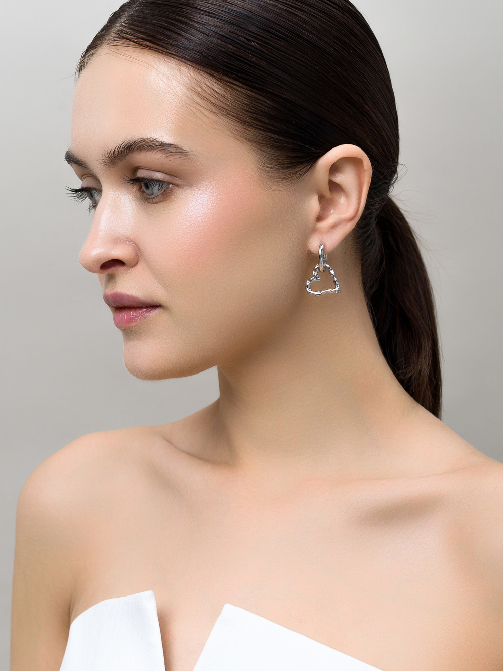 Серьги "Wood Love" Silver