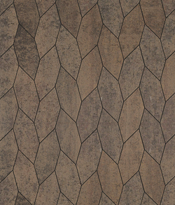 Тротуарная плитка ВЫБОР, форма Скошенный шестиугольник, h=60мм