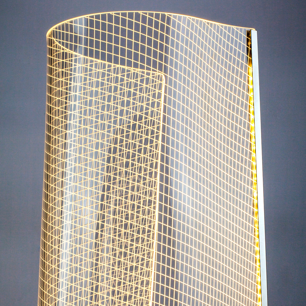 738754 Торшер VARESE 30W LED 1900LM 380G ХРОМ 3000K