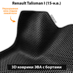 передние эво коврики в салон авто для renault talisman i 15-н.в. от supervip