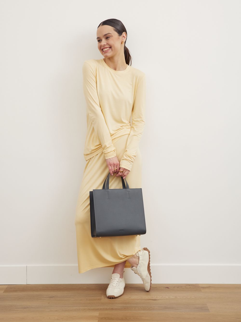 ШОППЕР КВАДРАТНЫЙ ГРАФИТ