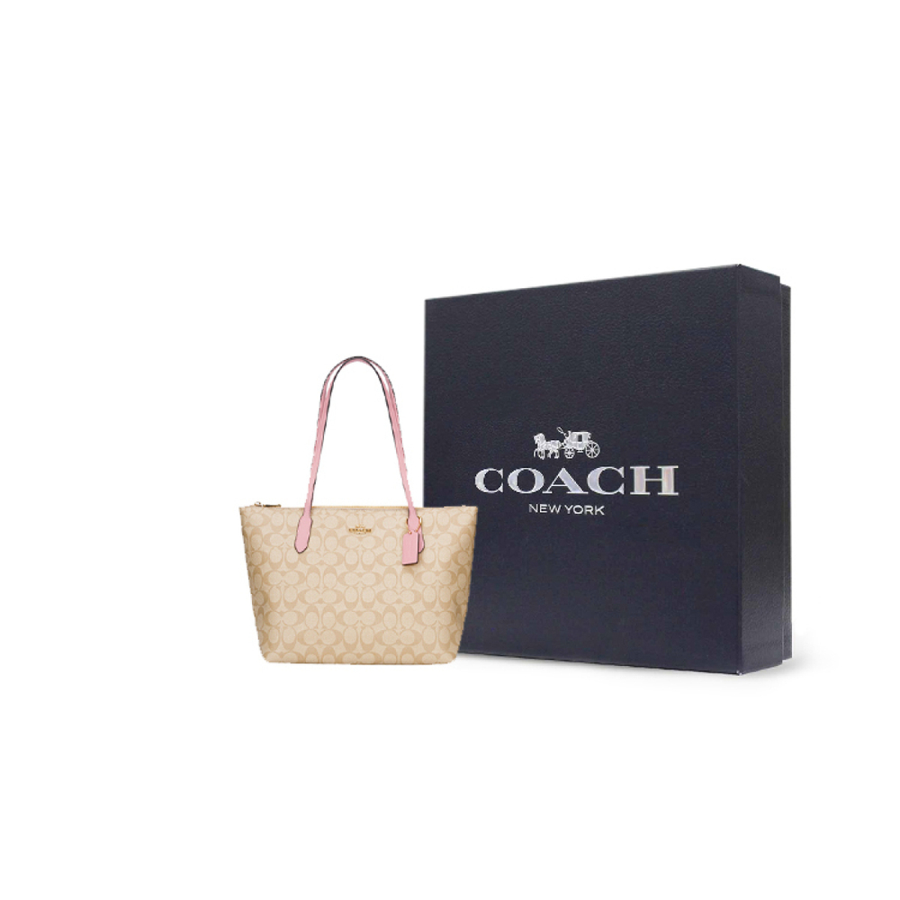 Сумка COACH Zip Top Tote 30 PVC Tote, 4455-IMSDJ
