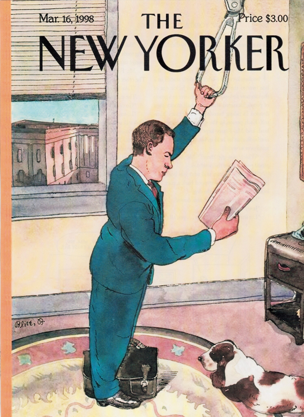 Постер журнала The New Yorker 16-03-1998