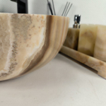 Раковина из оникса Bowl Yellow BO-64398 40*40*15 0196
