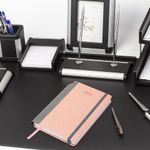 Ежедневник датированный 2023 А5 138x213 мм BRAUBERG "Mosaic", под кожу, розовый, 114084