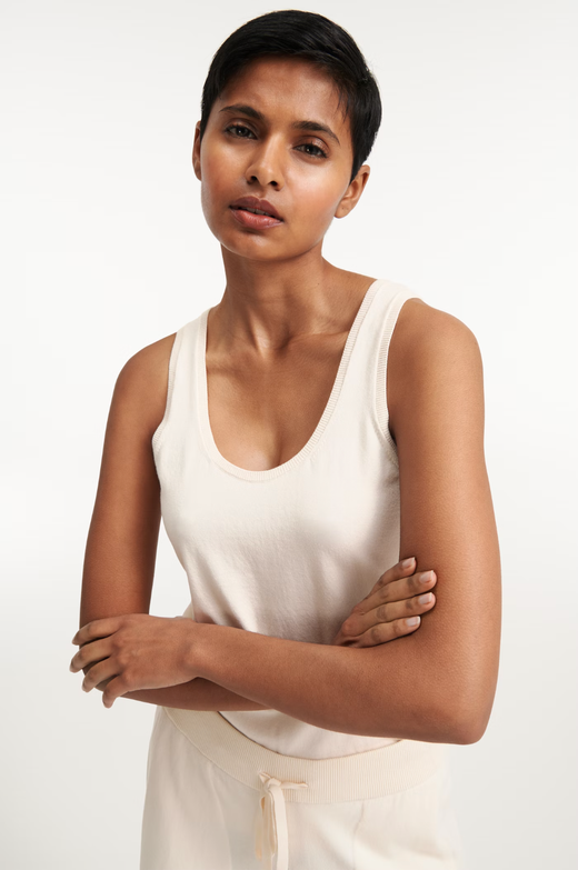 Вязаный топ из хлопка