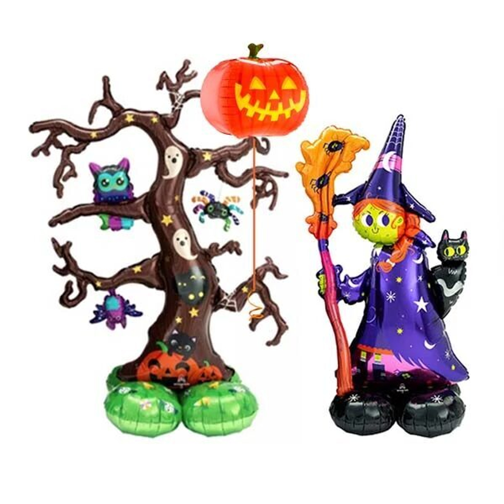 Композиция воздушных шаров, Веселый Хэллоуин 2