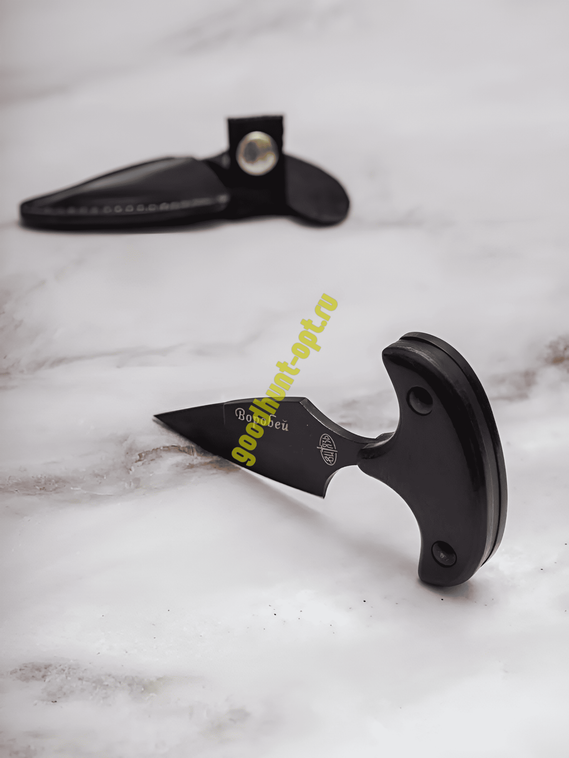 Тактический нож тычковый туристический Черный