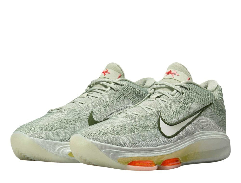 Баскетбольные кроссовки  Nike G.T. Hustle 3 Jade Horizon/Cargo Khaki-Light Silver-Oil Green-University Red-Metallic Gold