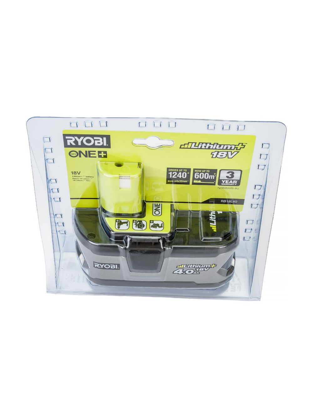 Аккумулятор Ryobi ONE+ RB18L40 4.0Ач 5133001907