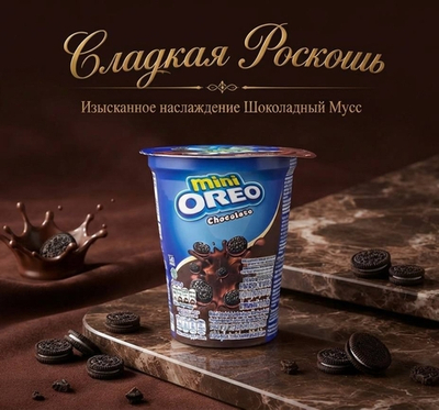 ОРЕО мини печенье в стаканчике  со вкусом шоколада