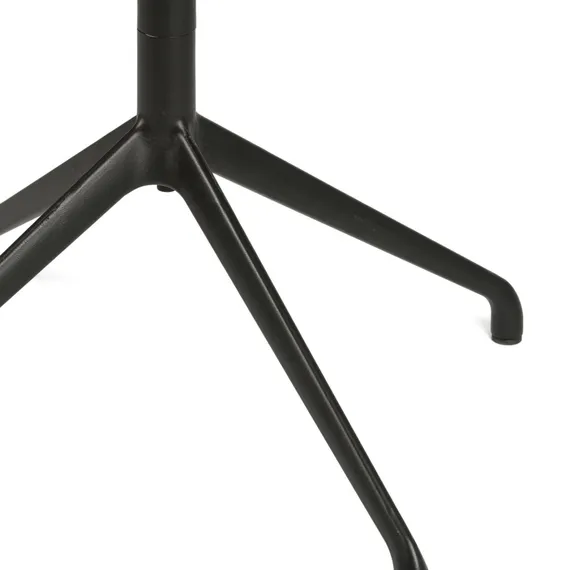 Обеденный стол Ontip Ø70 см, черный металл