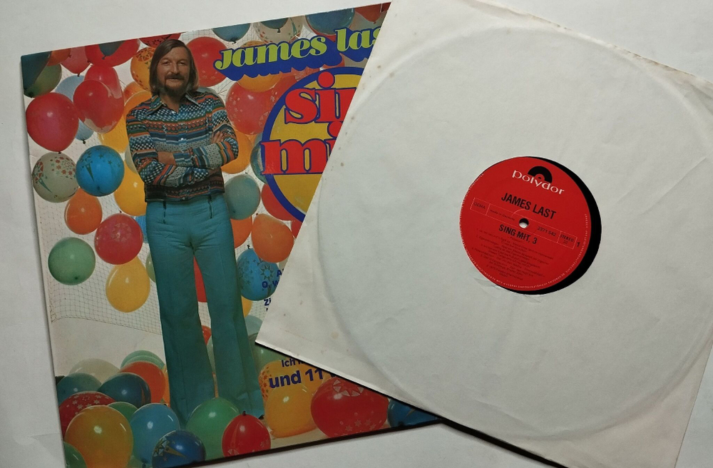 Винтажная виниловая пластинка LP James Last Sing Mit 3 (Germany 1975) (EX)