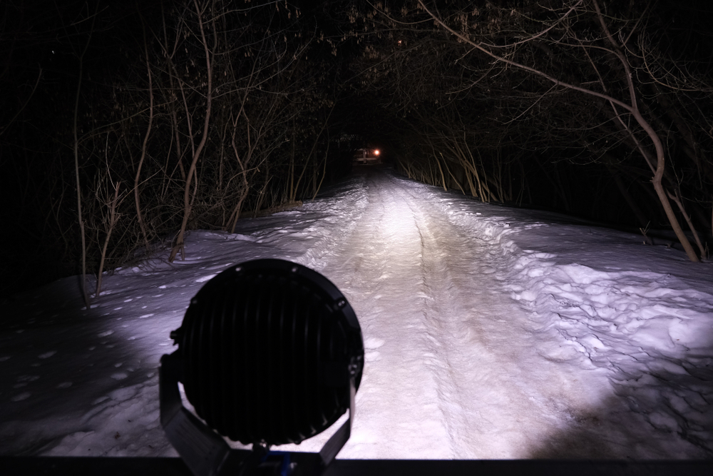 Светодиодная фара Aurora дальний белый свет