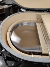 Противень-жиросборник в форме полумесяца, нержавеющая сталь, для Primo Oval XL