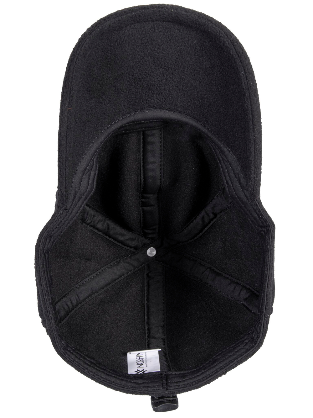 Шапка-бейсболка Norfin FLEECE BLACK р.XL