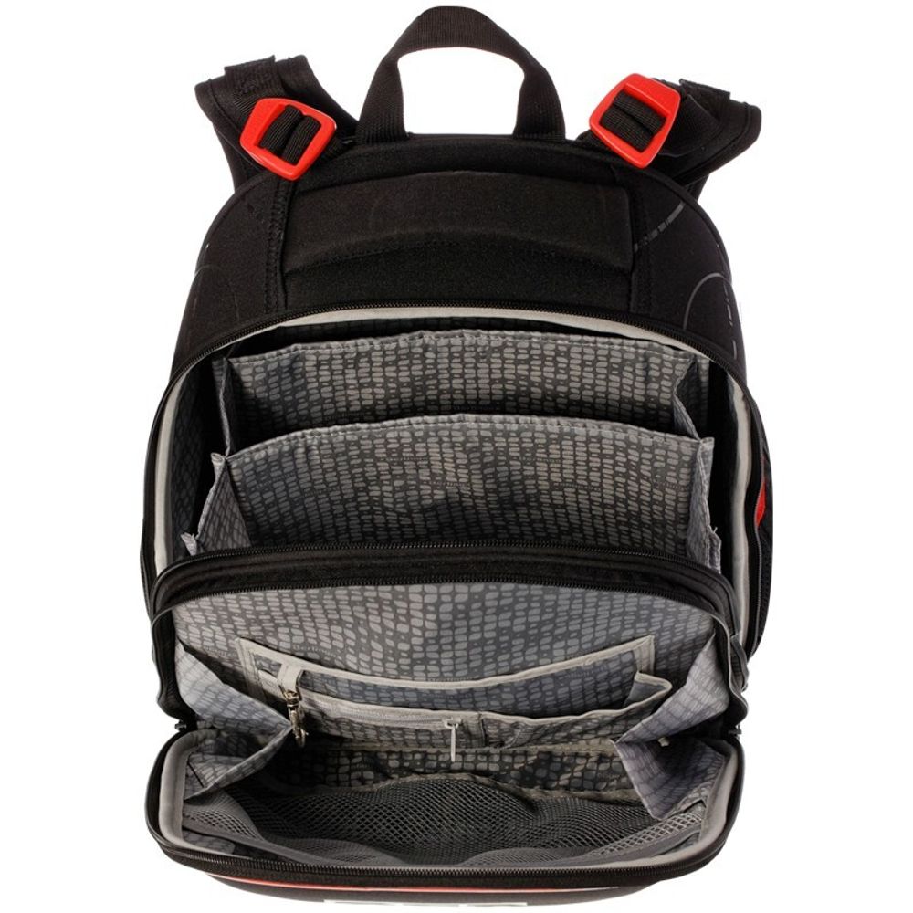 Ранец Berlingo Expert Red hurricane 37х28х16см, 2 отд., с анатомической спинкой
