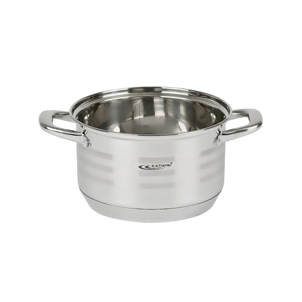 Кастрюля нерж, 5.5 л, с крыш, Катунь, Элис, КТ16-D-24