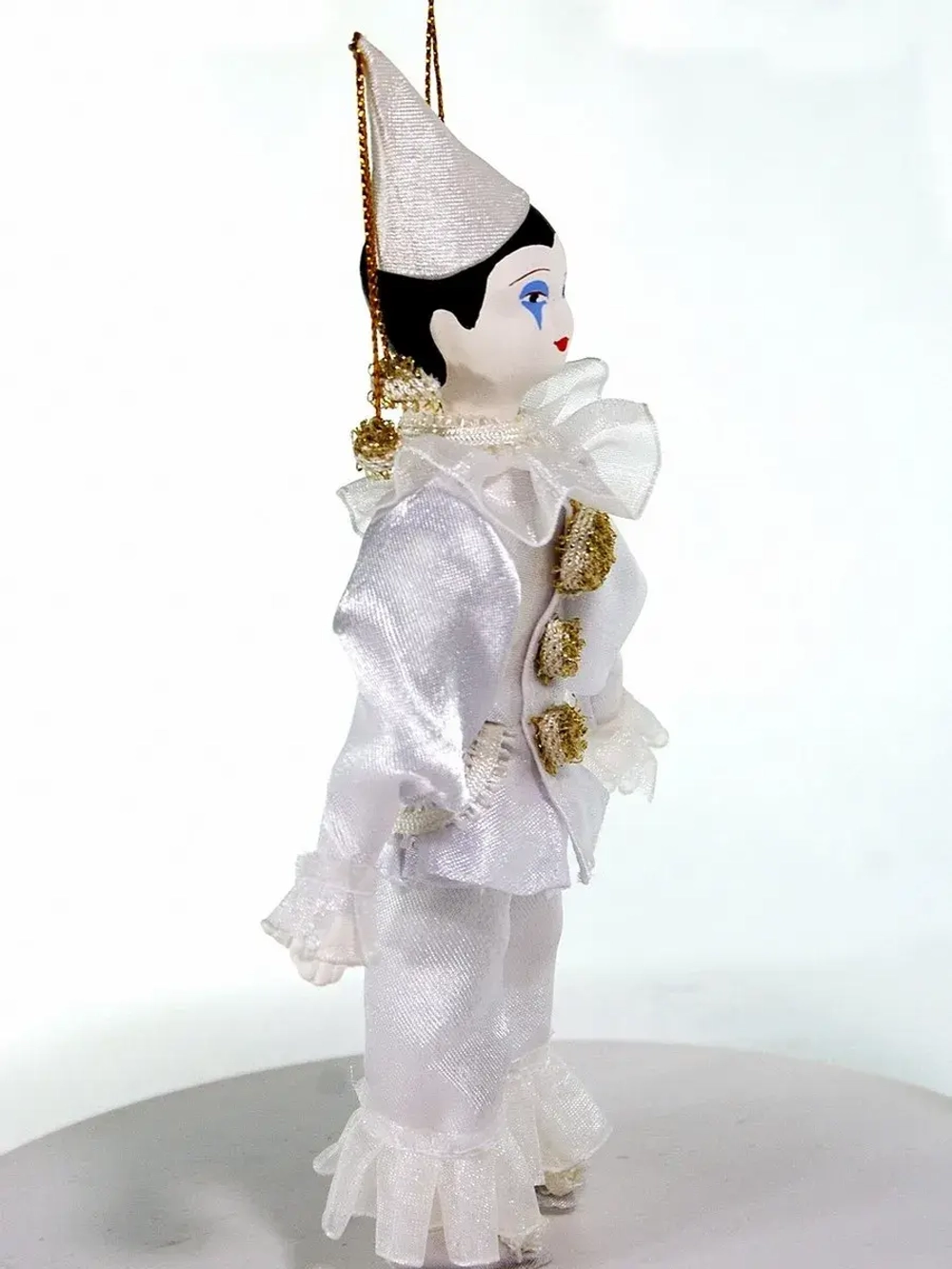 Кукла подвесная фарфоровая Пьеро