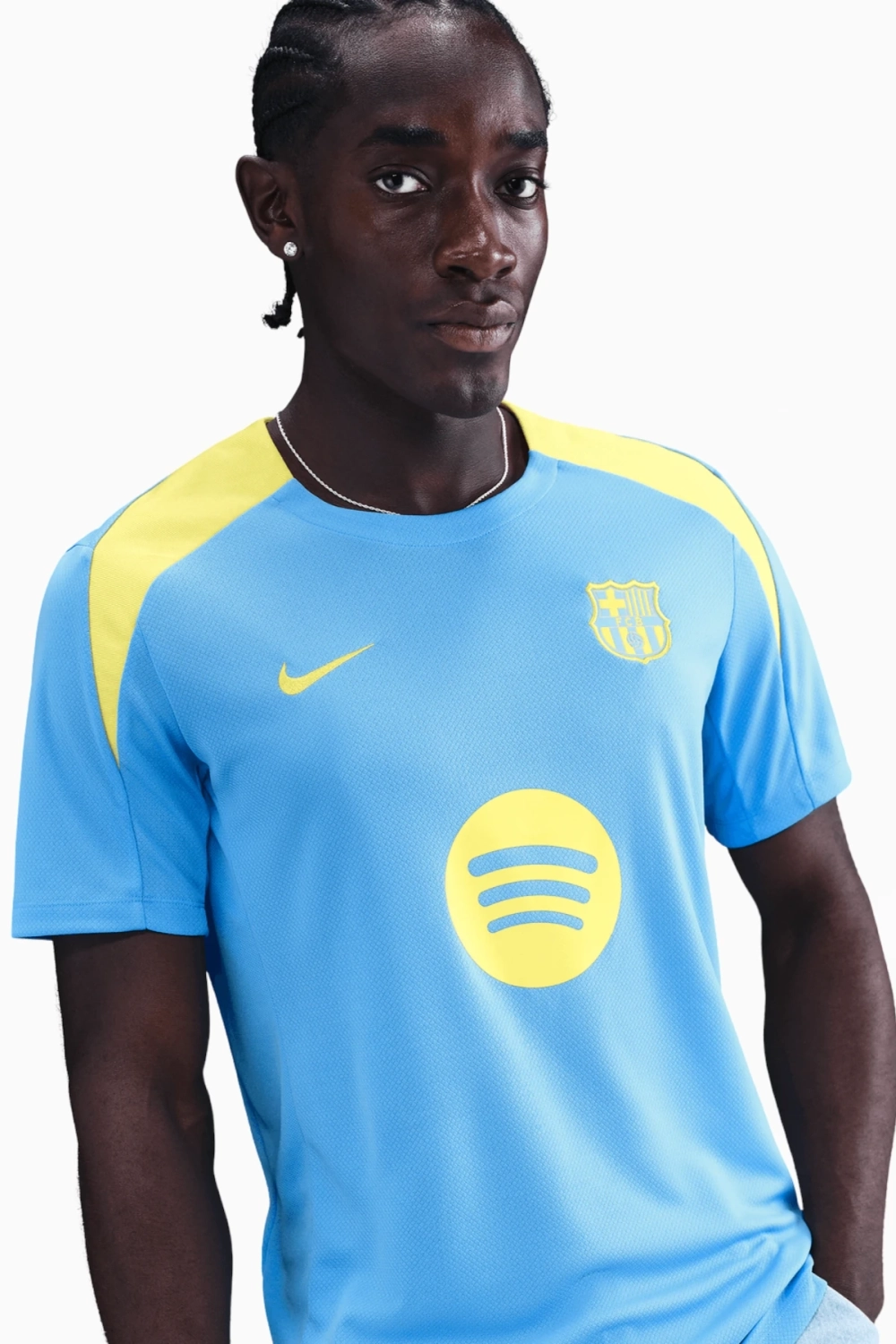Футболка Nike FC Barcelona 25/26 Strike SS Top - голубой