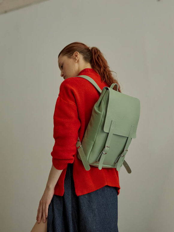 рюкзак зеленая птица