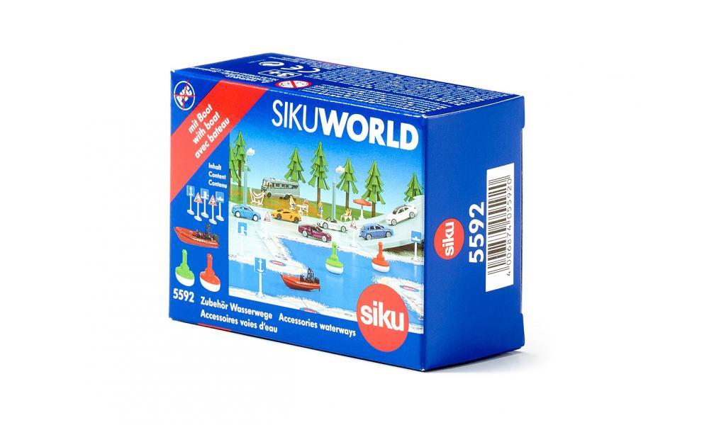 Катер и речные знаки «SIKU WORLD»