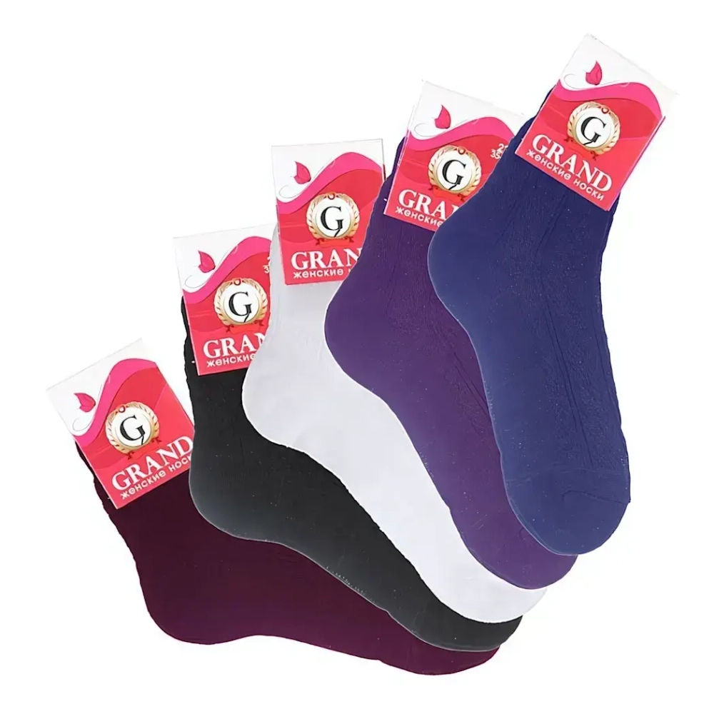 Носки женские GRAND LINE (Ж-19), ассорти, р. 25
