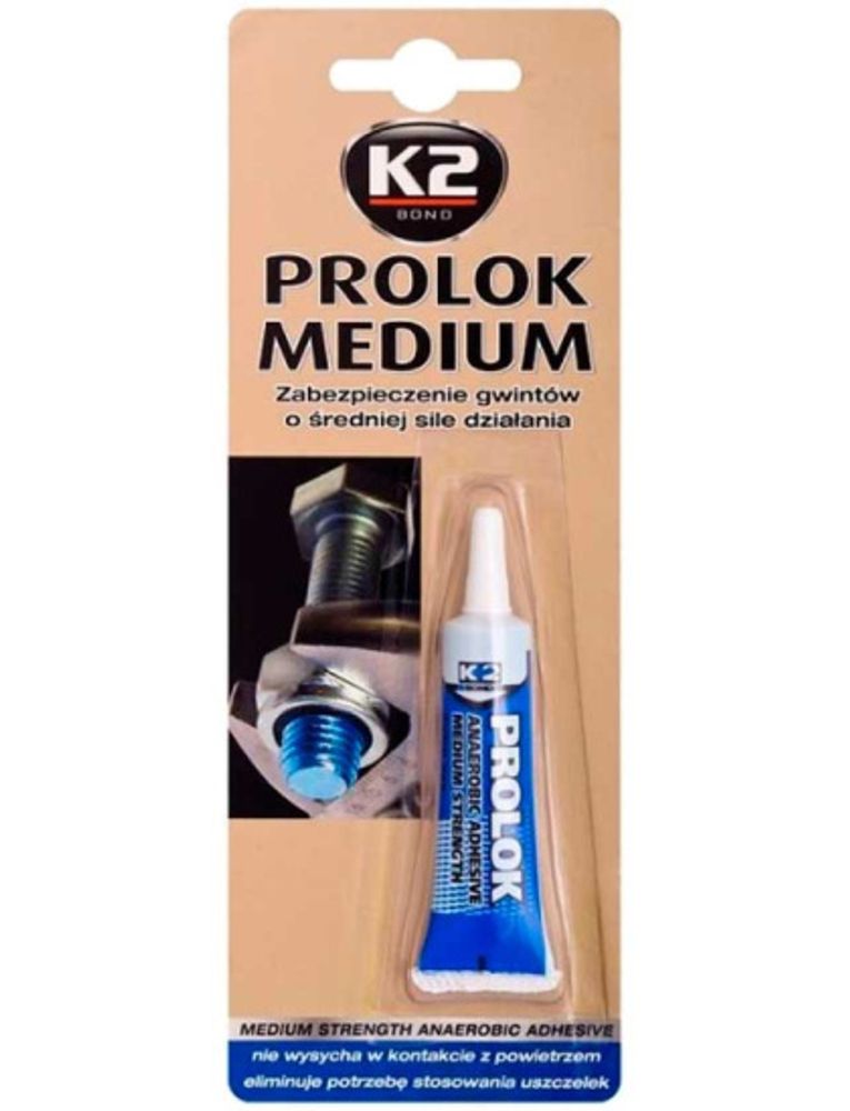 ФИКСАТОР РЕЗЬБОВЫХ СОЕДИНЕНИЙ СРЕДНЕЙ СИЛЫ &quot;К2&quot; PROLOK MEDIUM 6ML