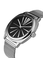 Кварцевые часы Black Hole, серебро