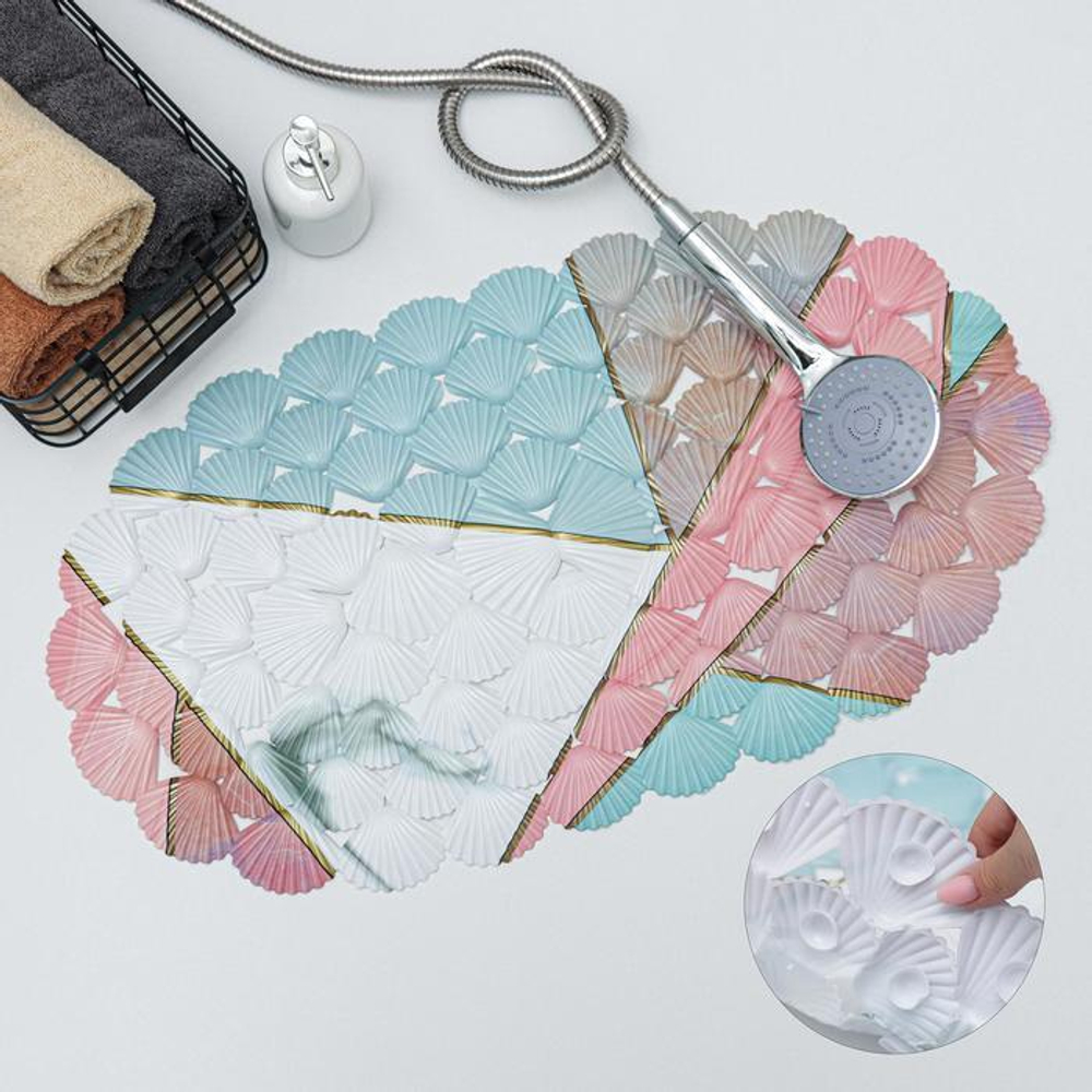 5376092 Коврик для ванны Доляна «Вэг», 35×65 см