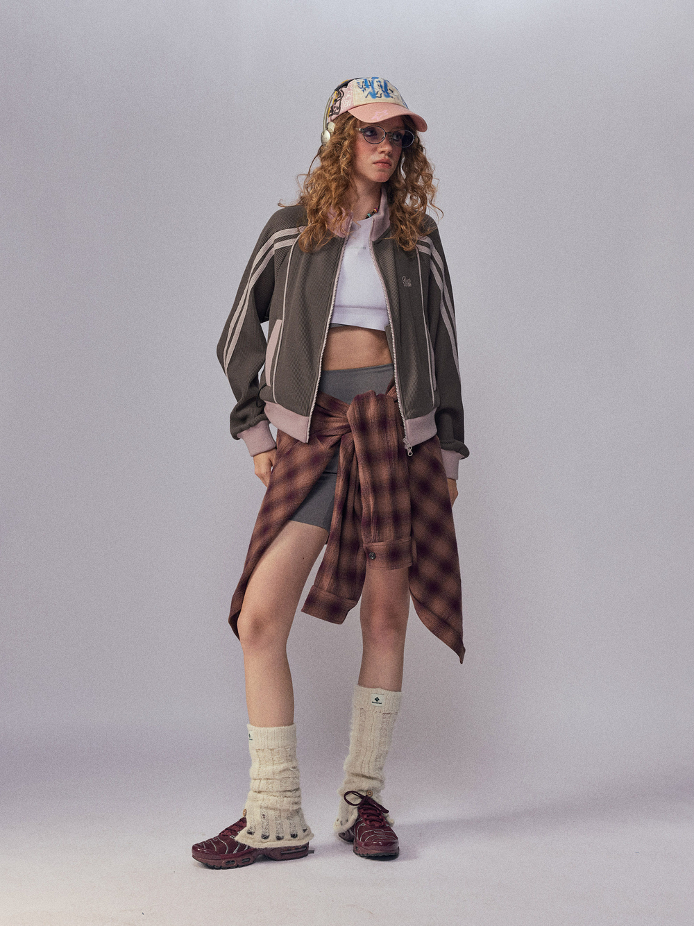 Олимпийка Nothomme Monterest Vintage Sport-Style Waffle Zip-Up Jacket