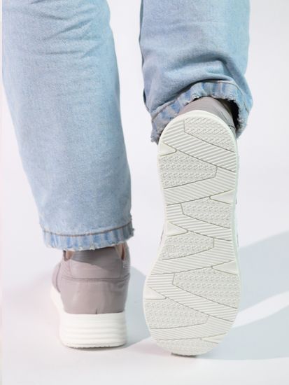 1101 Женские кеды(Темно-бежевый)