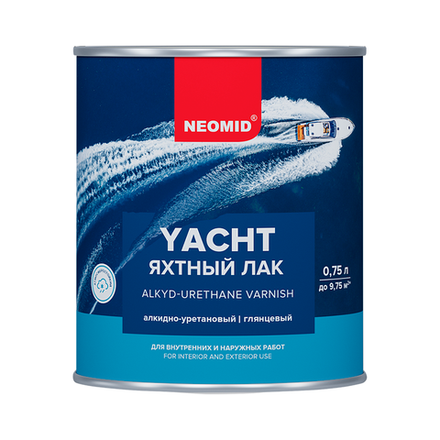 Неомид яхтный лак  (0,75) - п/матовый алкидно-уретановый яхтный лак
