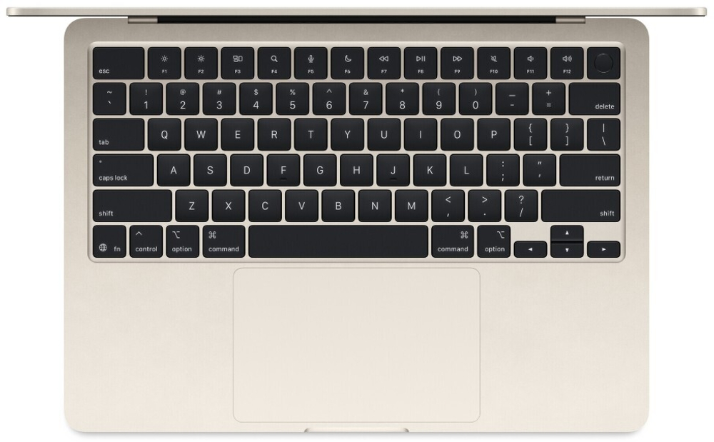 Ноутбук  Apple Macbook Air 15 (2025) 15.3 ", M, 24 Гб RAM, 512 Гб SSD, M4 10-Core GPU, Золотистый