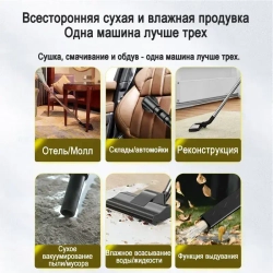 CANESPUK Строительный пылесос 41 л, 3300 Вт