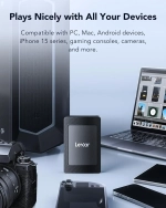 Внешний накопитель Lexar SL500 Portable SSD Magnetic Set USB 3.2 Gen 2x2 1TB, R/W 2000/1800 МБ/с