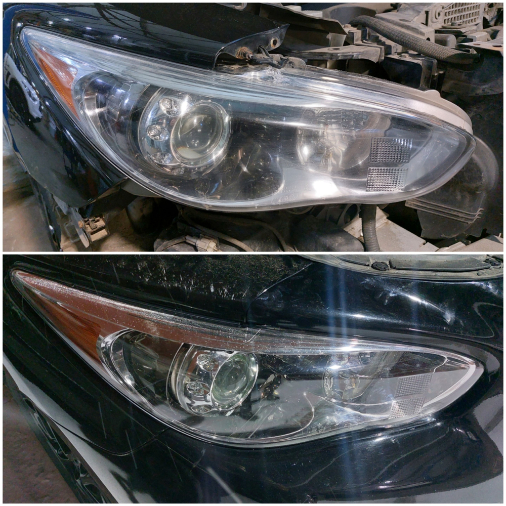 Полировка фар Infiniti QX60 JX35