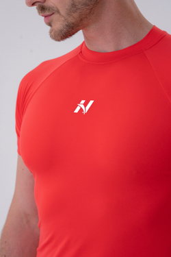 Мужская футболка Nebbia Functional Slim-fit T-shirt 324 Red