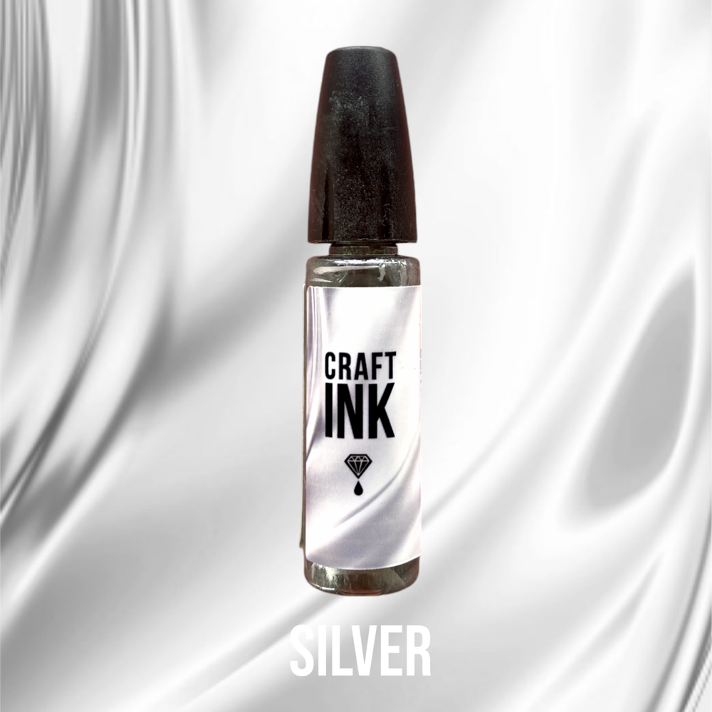 Спиртовые чернила Craft INK (носик игла), Silver