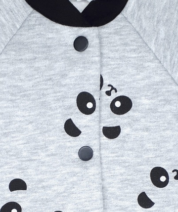 Комбинезон Глазки (серый)