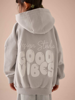 Толстовка с капюшоном для девочки Next E61-670, Серый