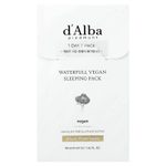 d'Alba, Waterfull, веганская ночная маска, 12 пакетиков по 4 мл (0,13 жидк. унции)