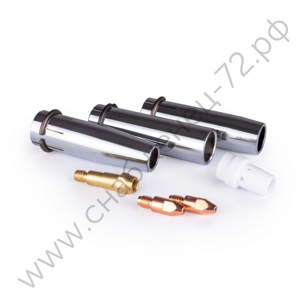 FoxWeld Набор комплектующих MIG-40 (2 наконечника, 3 сопла, 1 держ. након., 1 диффузор газ., пр-во FoxWeld/КНР)