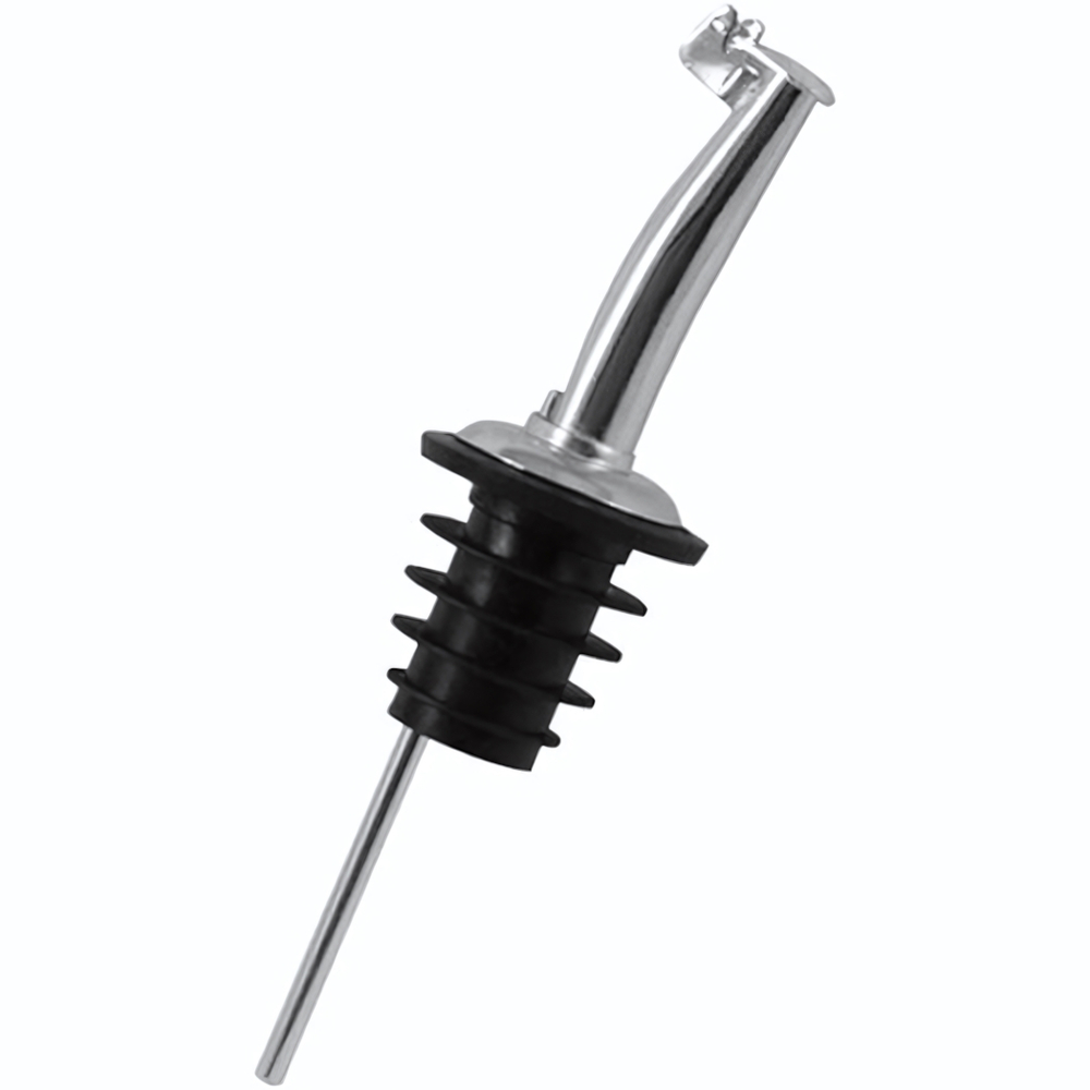 Гейзер «Пробар» с крышкой;сталь нерж.,пластик;D=3,L=12см;серебрист.,черный (Цвет: серебристый)