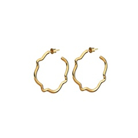 Серьги TETRA позолота